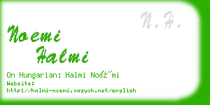 noemi halmi business card